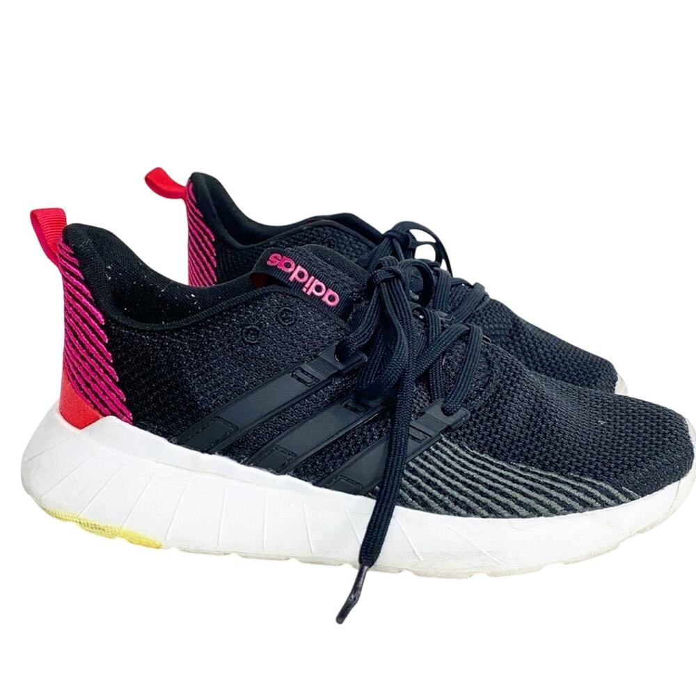 Adidas Women's Questar 3 Black Pink Flow Running Shoes Sneakers Size 7.5